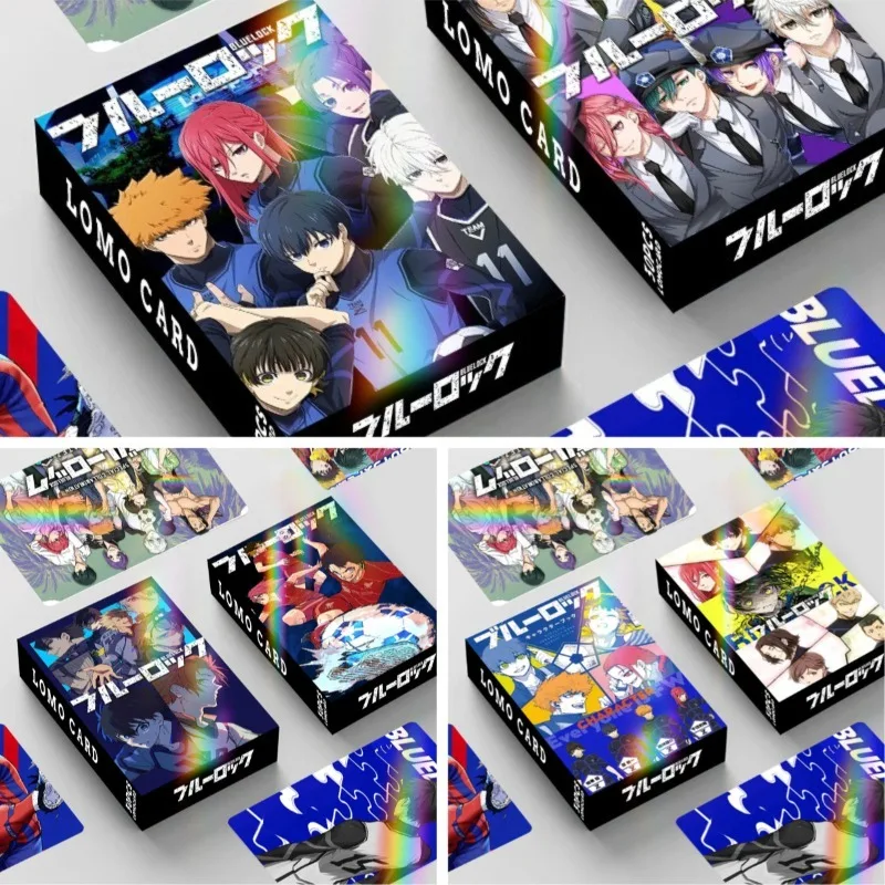 30PCS Hot Anime Blue Lock Series Laser Flash Card Cartoon Character Creativity Double-sided HD Printing Boxed Greeting Card
30PCS Hot Anime Blue Lock Series Laser Flash Card Cartoon Character Creativity Double-sided HD Printing Boxed Greeting Card