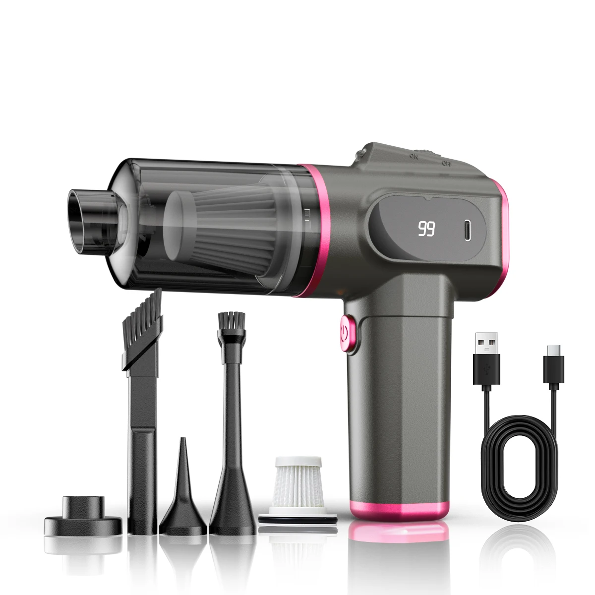 5500PA High Power Cordless Handheld Vacuum Cleaner Portable Cleaning Tool HEPA Filter Car RV Hotel Home Outdoor Use USA
5500PA High Power Cordless Handheld Vacuum Cleaner Portable Cleaning Tool HEPA Filter Car RV Hotel Home Outdoor Use USA