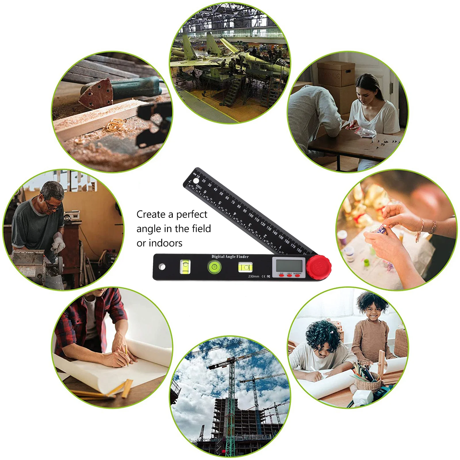 Digital Angle Ruler Professional Woodworking Goniometer Ergonomic Locking Design Accurate Angle Measurement Tool Digital
Digital Angle Ruler Professional Woodworking Goniometer Ergonomic Locking Design Accurate Angle Measurement Tool Digital