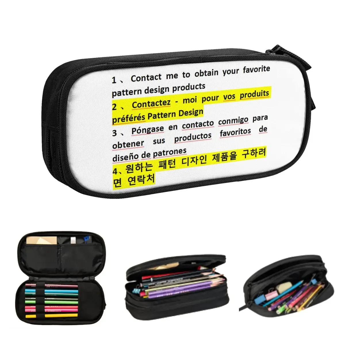 Customized Custom Pencil Cases Large Capacity Pen Bags Pen Box Pencil Pouch For Boys Girls Students Stationery School Office
Customized Custom Pencil Cases Large Capacity Pen Bags Pen Box Pencil Pouch For Boys Girls Students Stationery School Office