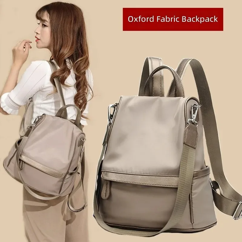 Ladies' casual waterproof anti-theft backpack, large-capacity women's travel messenger bag, youth student backpack
Ladies' casual waterproof anti-theft backpack, large-capacity women's travel messenger bag, youth student backpack