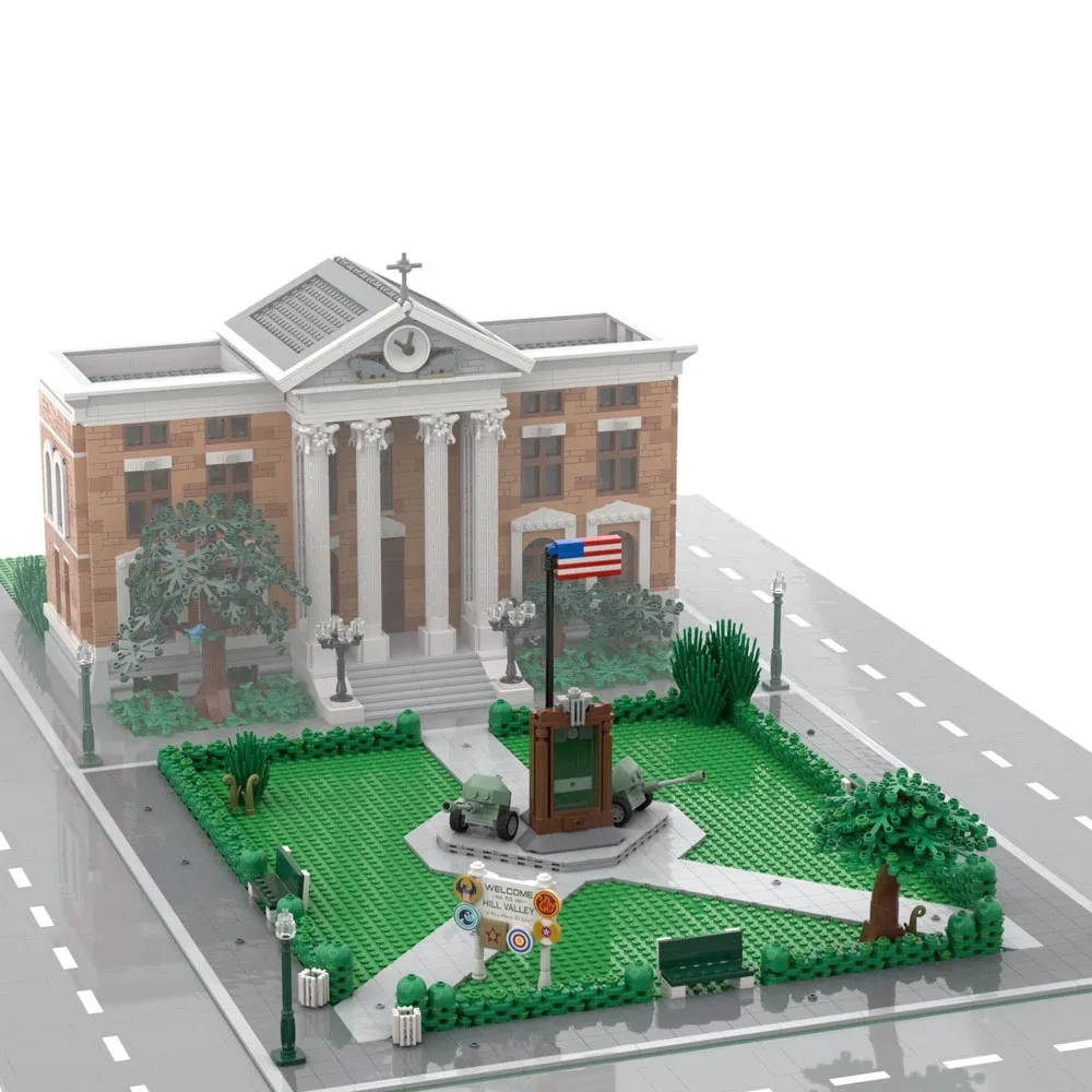 MOC Back to the Future modular Clock Tower Courthouse Mall model DIY creative ideas Children Toy birthday Gift christmas Blocks
MOC Back to the Future modular Clock Tower Courthouse Mall model DIY creative ideas Children Toy birthday Gift christmas Blocks