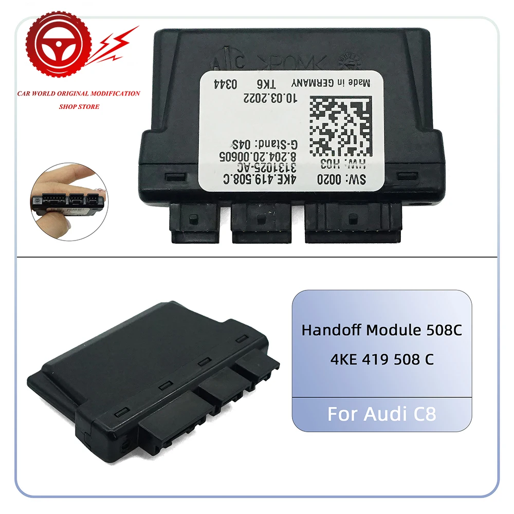 4KE419508C VW AODI C8 Модуль датчика рулевого колеса Модуль громкой связи 4KE 419 508C
4KE419508C VW AODI C8 Модуль датчика рулевого колеса Модуль громкой связи 4KE 419 508C