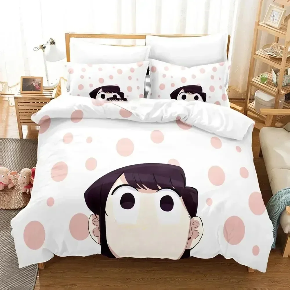 Anime Komi Can't Communicate Bedding Set Boys Girls Twin Queen Size Duvet Cover Pillowcase Bed Kids Adult Home Textileextile
Anime Komi Can't Communicate Bedding Set Boys Girls Twin Queen Size Duvet Cover Pillowcase Bed Kids Adult Home Textileextile