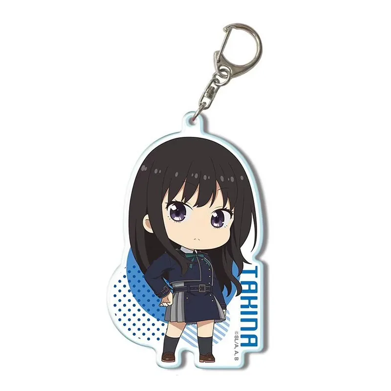Lycoris Recoil Kawaii Action Fingures Acrylic Keychain Q-version Nishikigi Chisato Keyring Stationery Bag Chains Decor Kid Toys
Lycoris Recoil Kawaii Action Fingures Acrylic Keychain Q-version Nishikigi Chisato Keyring Stationery Bag Chains Decor Kid Toys