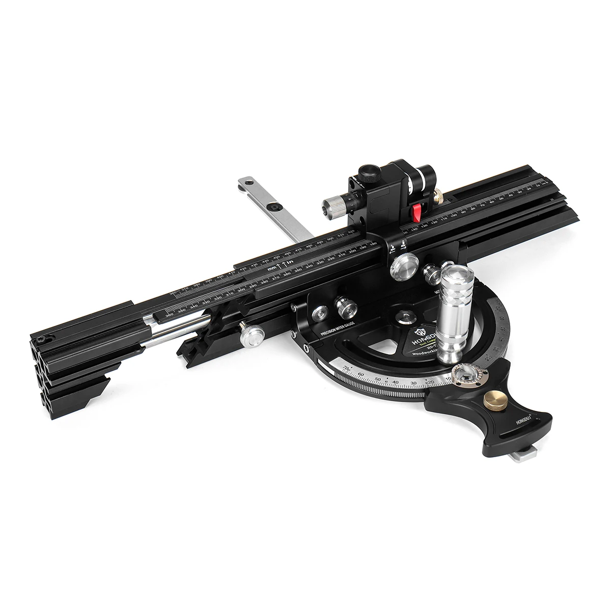 HD-MG21-BS Mitre Gauge Fence with Guage For Bosch Small Table Saw 50 Degree Angle Fence 360-610mm for Small Table Saw by HONGDUI
HD-MG21-BS Mitre Gauge Fence with Guage For Bosch Small Table Saw 50 Degree Angle Fence 360-610mm for Small Table Saw by HONGDUI