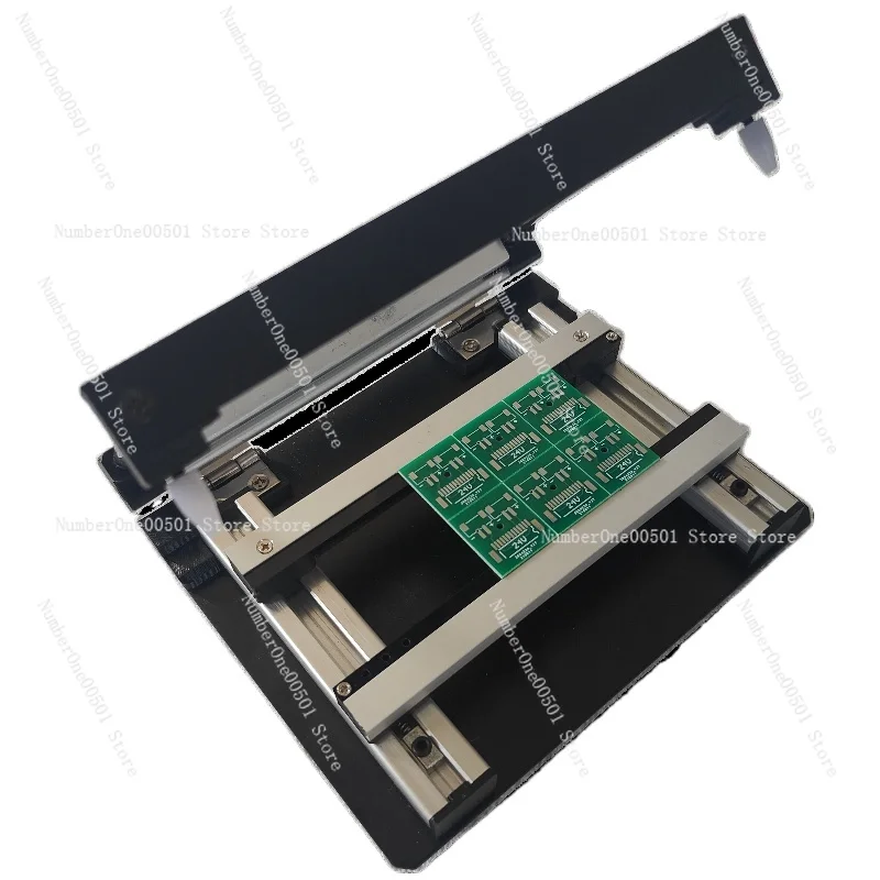 Benchtop SMT Stencil Printer Aluminum Alloy Solder Paste Jig for Prototyping Small Batch PCB Printing
Benchtop SMT Stencil Printer Aluminum Alloy Solder Paste Jig for Prototyping Small Batch PCB Printing