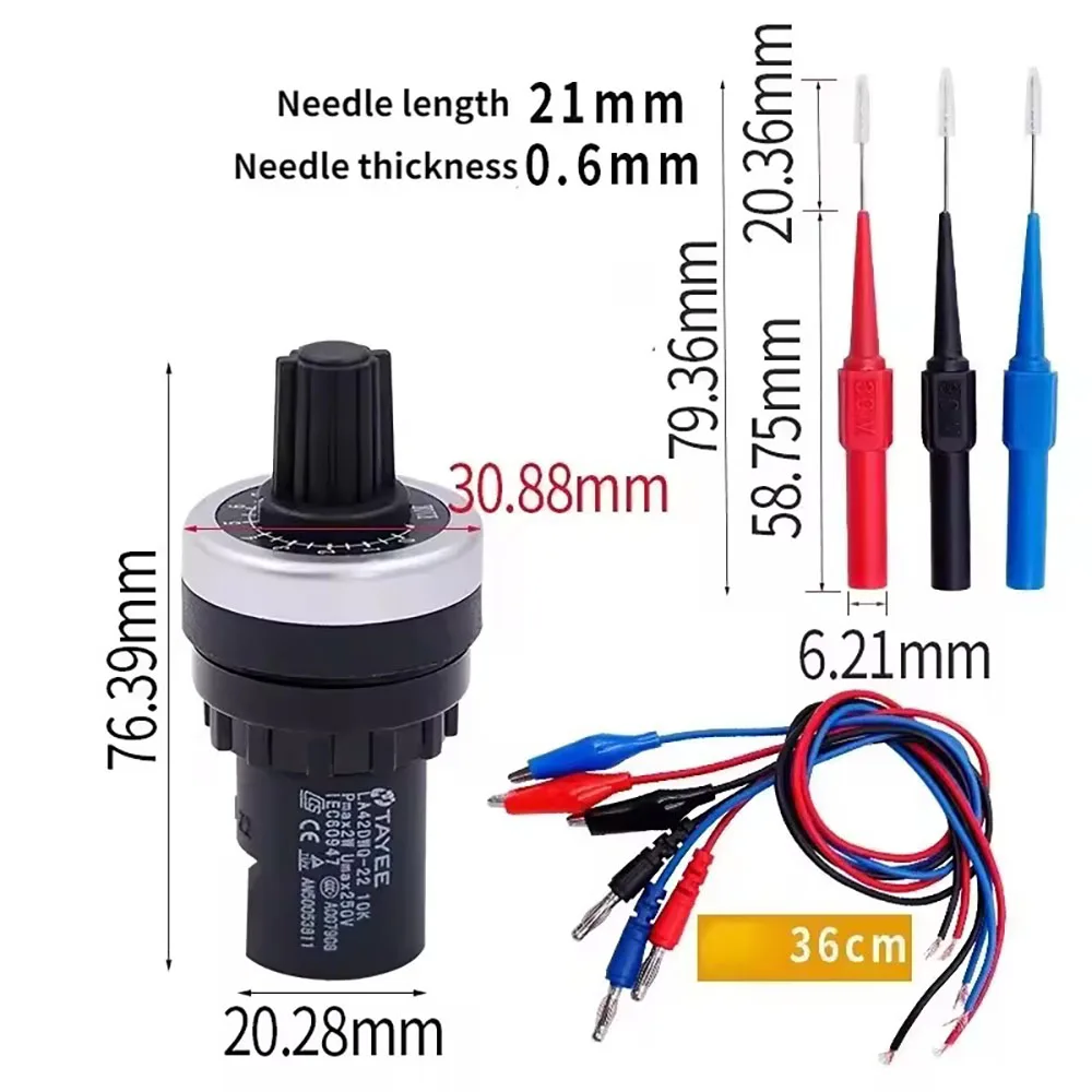 New Style Auto Car Circuit Tester Sensor Analog Generator Resistance Senso Signal Resistance Simulator Fuel Diagnostic Tool
New Style Auto Car Circuit Tester Sensor Analog Generator Resistance Senso Signal Resistance Simulator Fuel Diagnostic Tool