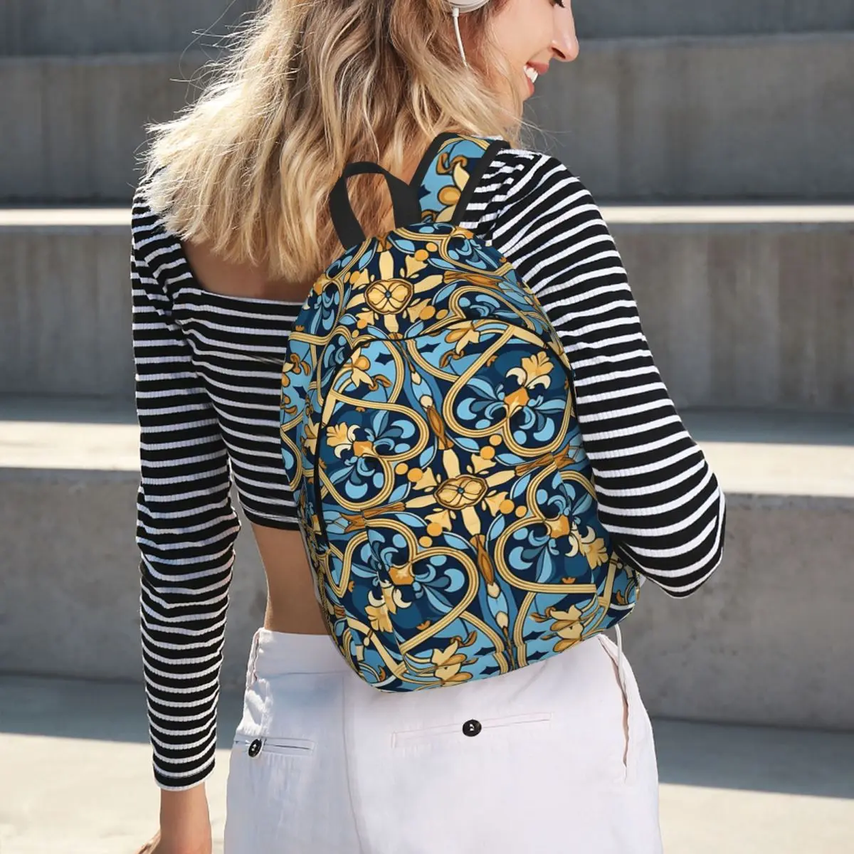 Italian Style Pattern Student Backpack School Bag Hiking Travel Daypack for Men Women Fashion Bookbag Shoulder Bags
Italian Style Pattern Student Backpack School Bag Hiking Travel Daypack for Men Women Fashion Bookbag Shoulder Bags
