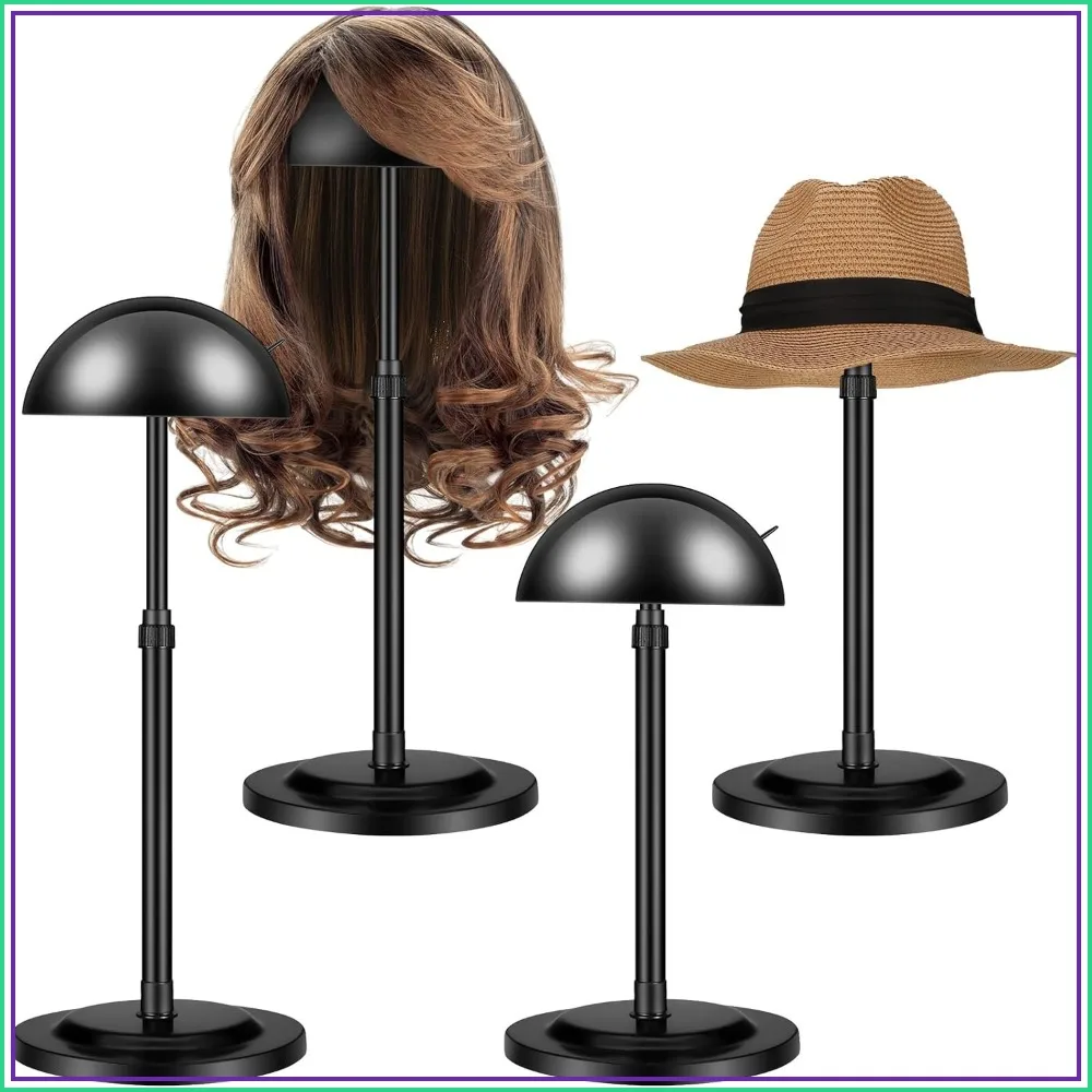 4 Pcs Adjustable Wig Stand, 9.8-18.9" Hat Stand for Display, Portable Wig Head Holder for Travel Styling, Non Slip Stable
4 Pcs Adjustable Wig Stand, 9.8-18.9" Hat Stand for Display, Portable Wig Head Holder for Travel Styling, Non Slip Stable