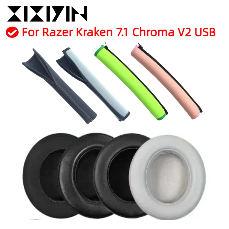 Headphone Earpads for Razer Kraken 7.1 Chroma V2 USB Headphones Replacement Ear Pads Cover Cushions Pillow Repair Parts
Headphone Earpads for Razer Kraken 7.1 Chroma V2 USB Headphones Replacement Ear Pads Cover Cushions Pillow Repair Parts