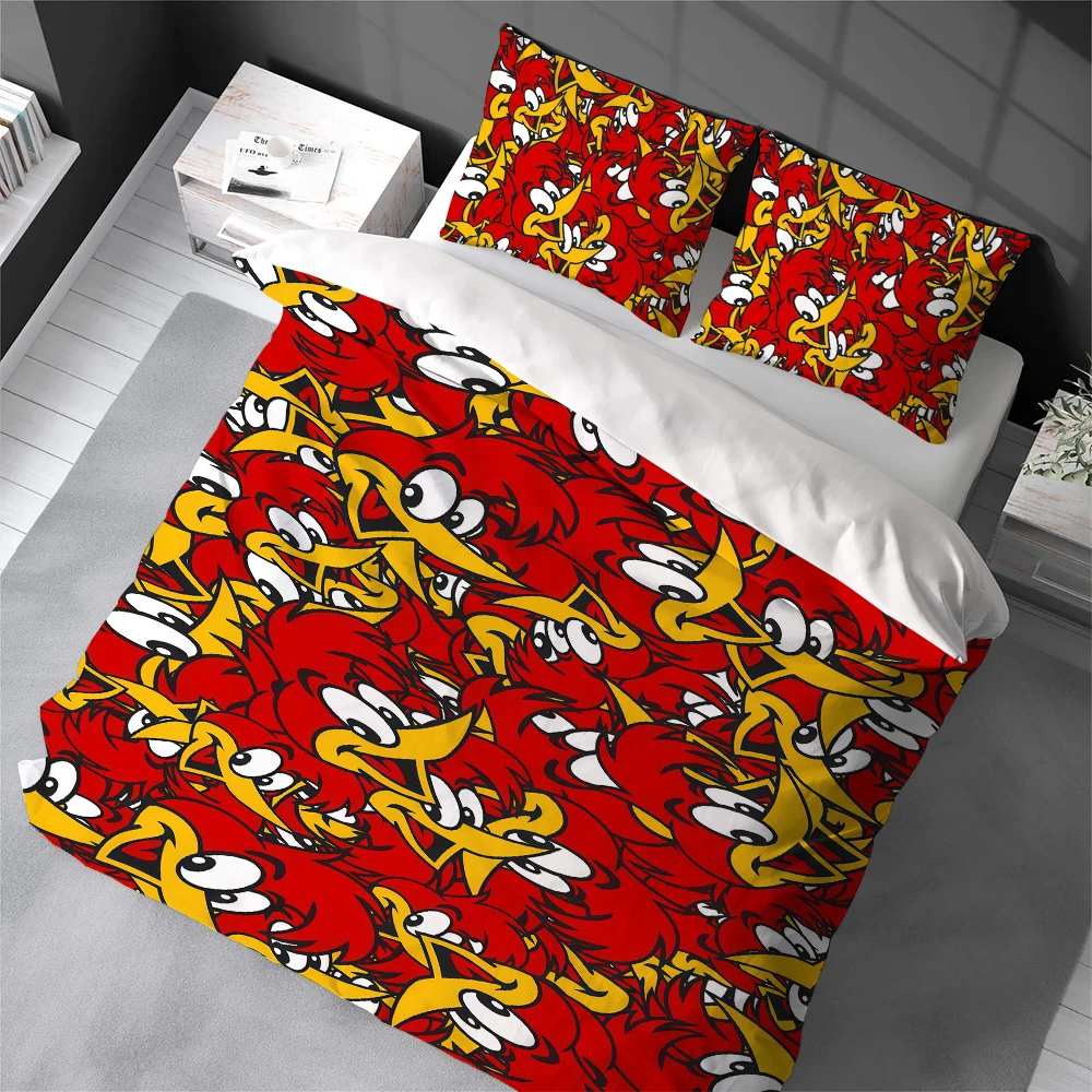 The W-Woody W-Woodpecker Duvet Cover Set Home Style Bedding Soft Laundry Cotton Bed 3 Piece Set Student Dormitory Gift
The W-Woody W-Woodpecker Duvet Cover Set Home Style Bedding Soft Laundry Cotton Bed 3 Piece Set Student Dormitory Gift