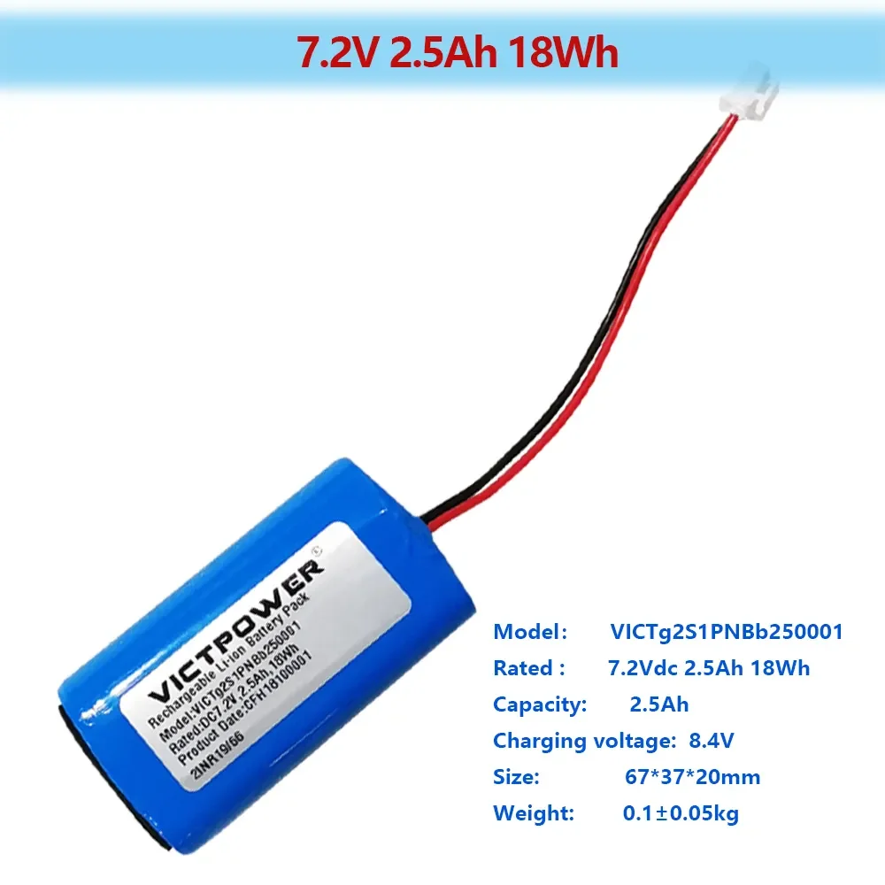 E-Power Hot Sale Custom Battery pack 7.2V 2500mAh 18Wh Strong and Long-lasting rechargeable lithium battery for gun massage
E-Power Hot Sale Custom Battery pack 7.2V 2500mAh 18Wh Strong and Long-lasting rechargeable lithium battery for gun massage