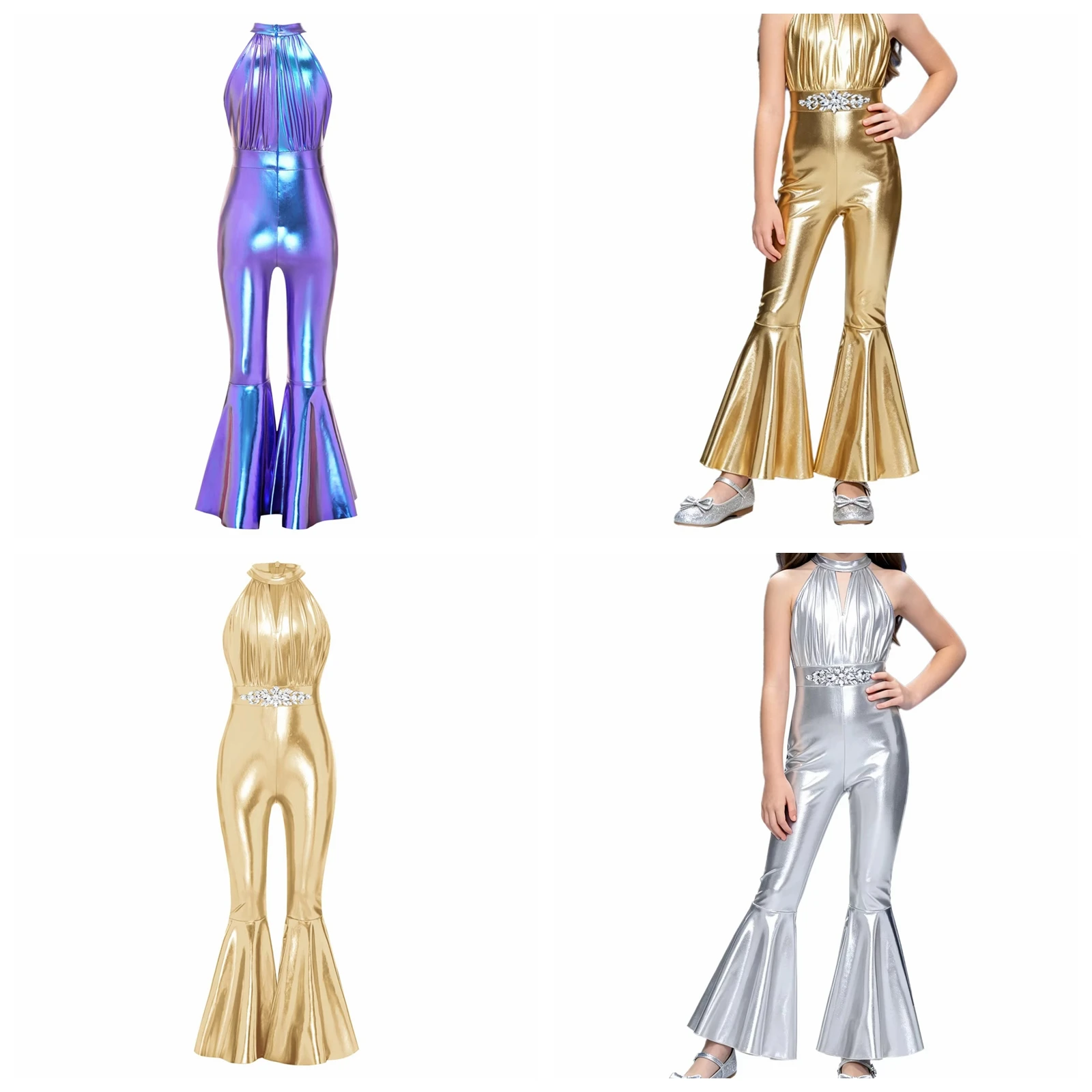 Girls Shiny Sequin Tassels Costume Festival Disco Party Outfit Sparkly Romper Flares Children Flared Jumpsuit Kids Streetwear
Girls Shiny Sequin Tassels Costume Festival Disco Party Outfit Sparkly Romper Flares Children Flared Jumpsuit Kids Streetwear
