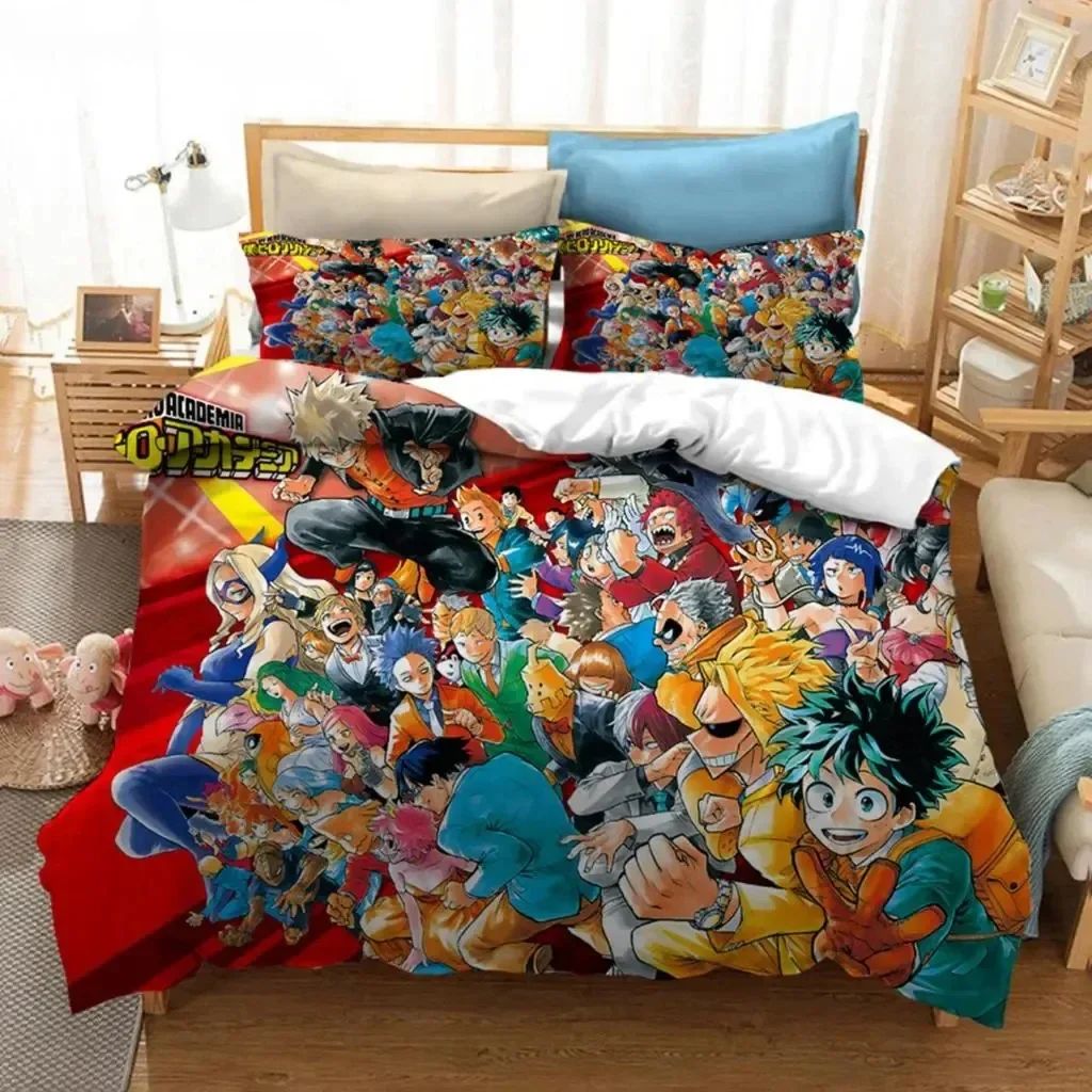 3D Print Anime My Hero Academia Bedding Set Double Twin King Duvet Cover Comforter Pillowcase Boys Girls Adults Bedroom 
3D Print Anime My Hero Academia Bedding Set Double Twin King Duvet Cover Comforter Pillowcase Boys Girls Adults Bedroom