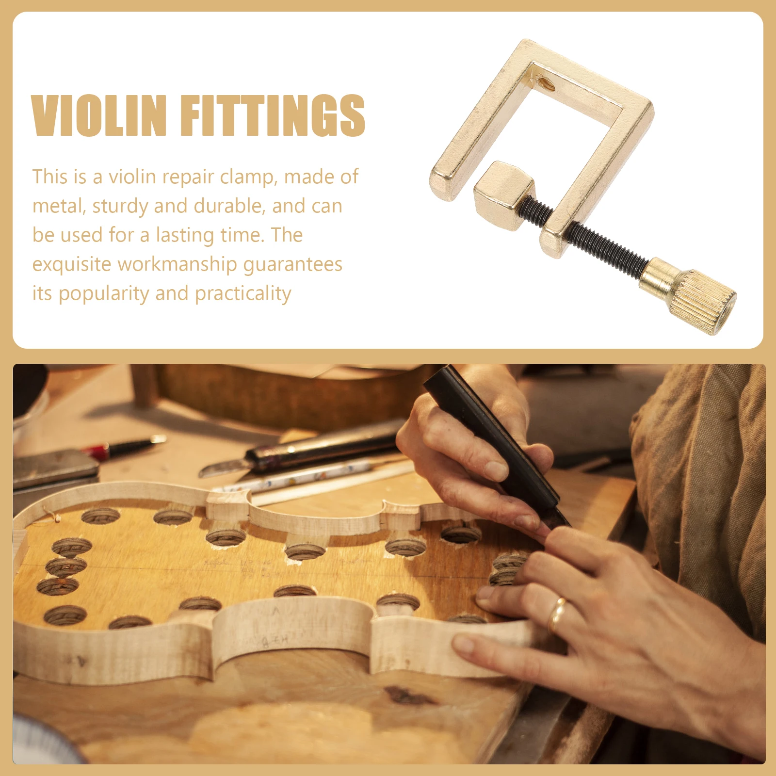Brass Square Clip for Violin Practical Clamp Musical Fittings Precision Adjustable Rod Screw Fixing Tool Long Lasting Durability
Brass Square Clip for Violin Practical Clamp Musical Fittings Precision Adjustable Rod Screw Fixing Tool Long Lasting Durability