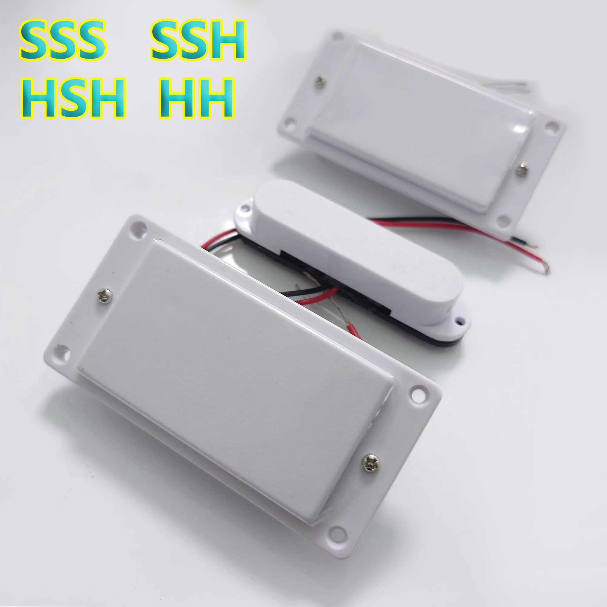Electric Guitar Pickups Set White Ceramic Single Coil /Humbucker Pickup for 6 String Electric Guitar Replacement Parts
Electric Guitar Pickups Set White Ceramic Single Coil /Humbucker Pickup for 6 String Electric Guitar Replacement Parts