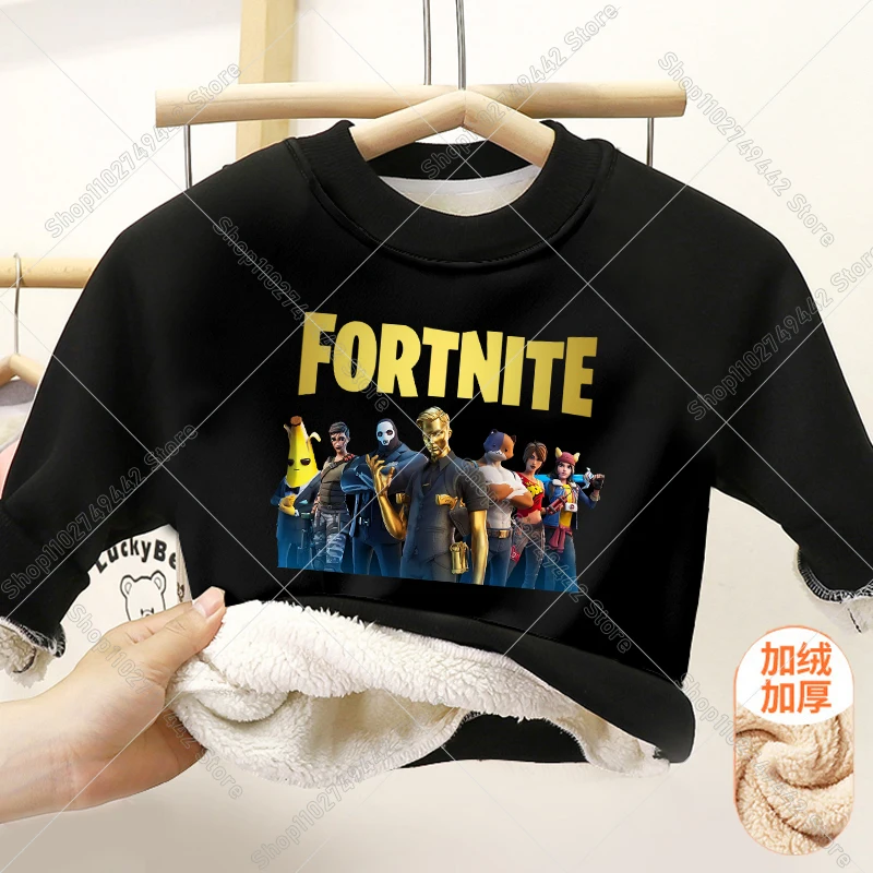 Fortnites Winter Children Sweatshirt Boy Girl Casual Sportswear Anime Game Streetwear Toddler Pullover Tracksuit Kids Sweater
Fortnites Winter Children Sweatshirt Boy Girl Casual Sportswear Anime Game Streetwear Toddler Pullover Tracksuit Kids Sweater