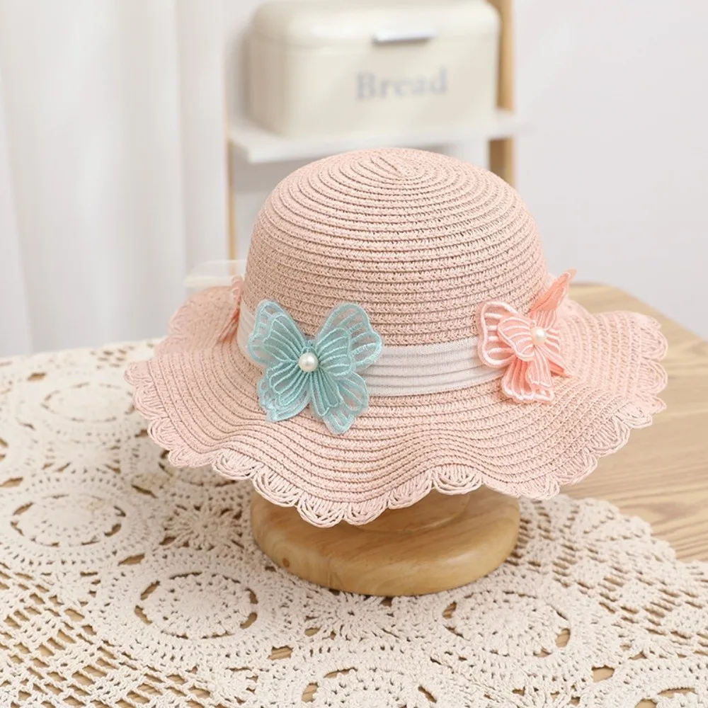 Pearl Bow Style Children Beach Straw Hat Lace Sun Protection Straw Bag Cap Set Wide Brim Solid Color Sunscreen Sunshade Hat
Pearl Bow Style Children Beach Straw Hat Lace Sun Protection Straw Bag Cap Set Wide Brim Solid Color Sunscreen Sunshade Hat