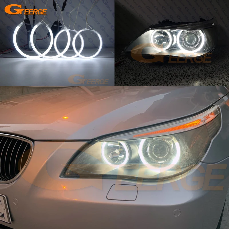 For BMW E60 E61 M5 Pre LCI 2003 2004 2005 2006 2007 Ultra Bright CCFL Angel Eyes Kit Halo Rings
For BMW E60 E61 M5 Pre LCI 2003 2004 2005 2006 2007 Ultra Bright CCFL Angel Eyes Kit Halo Rings