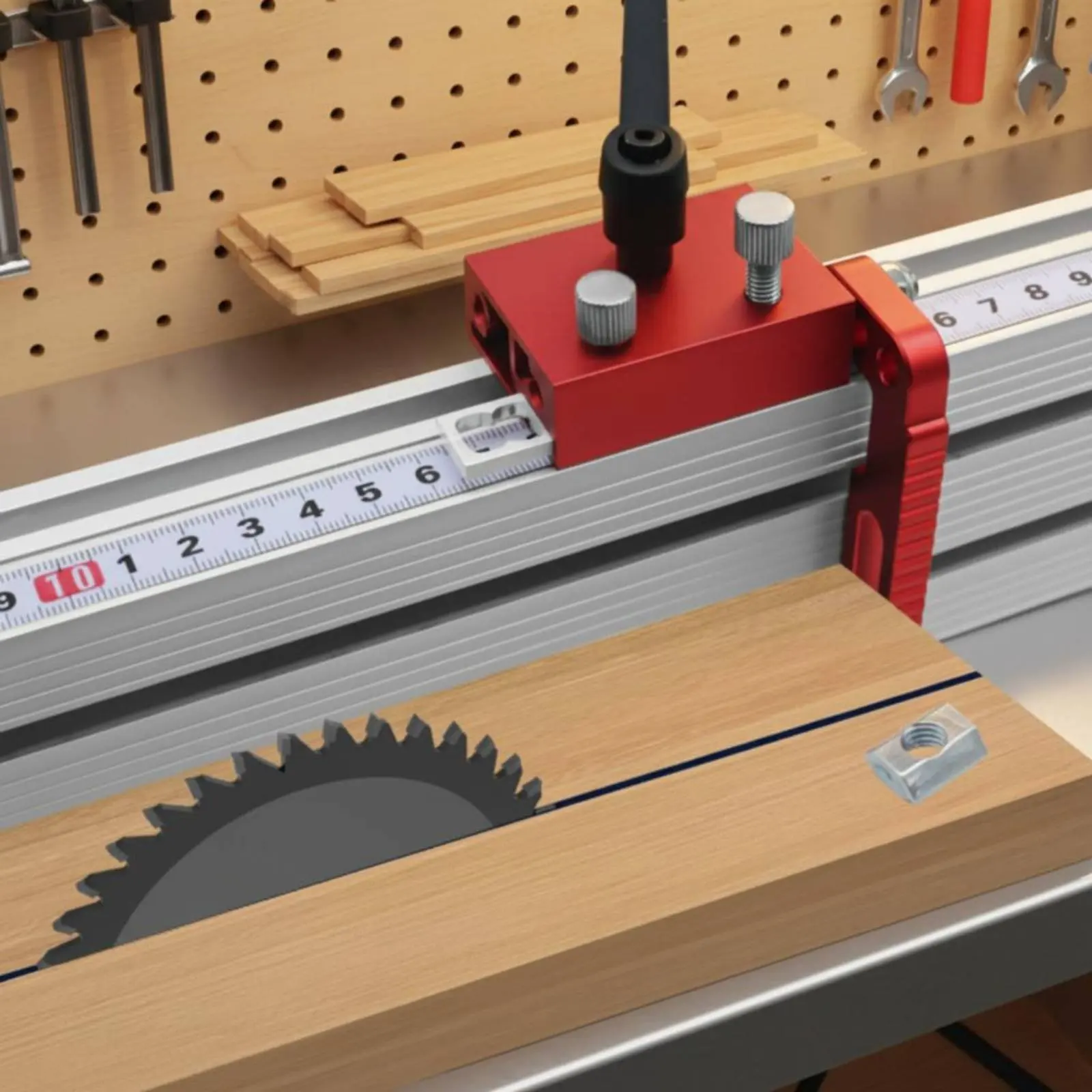 Adjustable Fence Stop Accurate Positioning Woodworking Stop Block Table Saw Fence Limiter Precise Measurement for Professionals
Adjustable Fence Stop Accurate Positioning Woodworking Stop Block Table Saw Fence Limiter Precise Measurement for Professionals