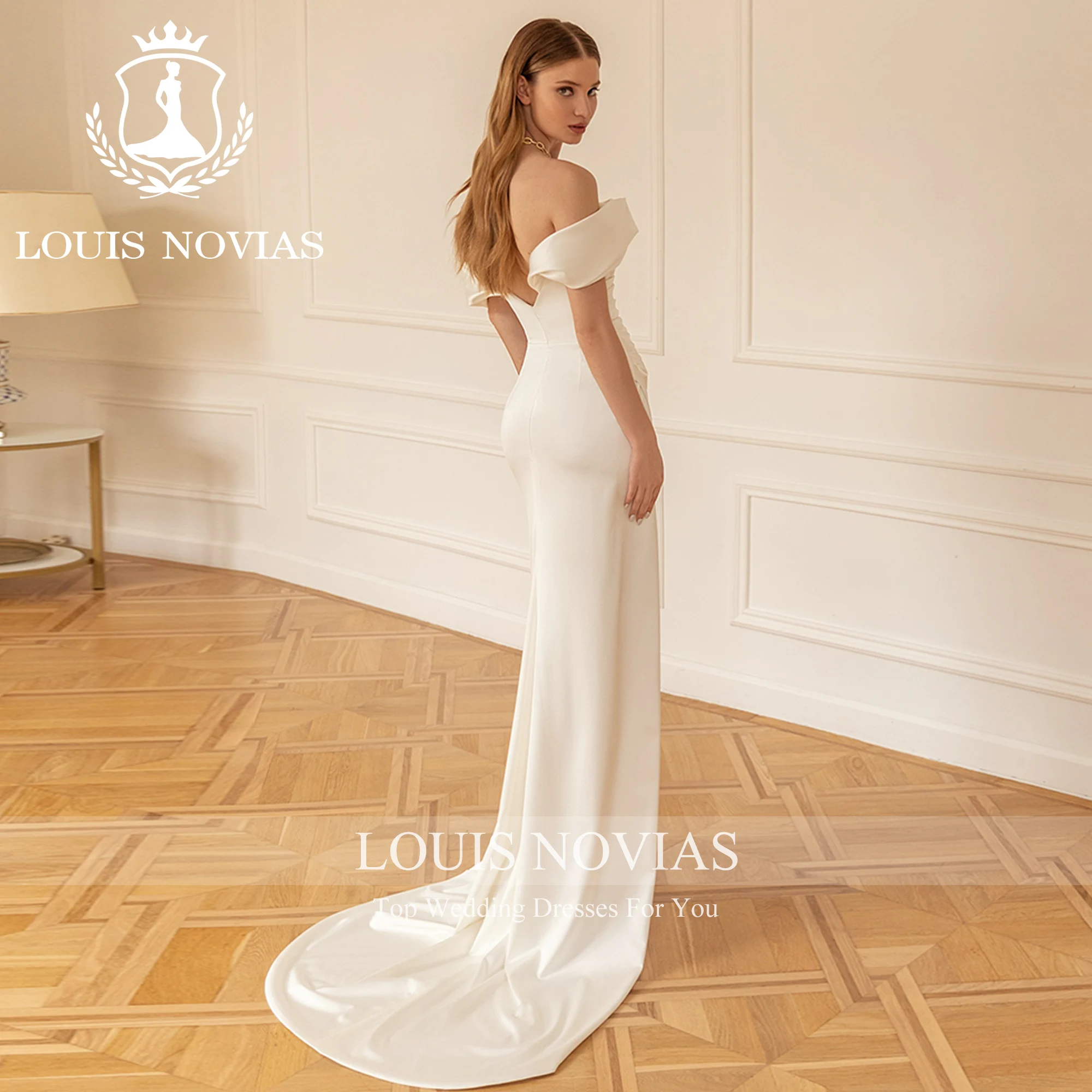 LOUIS NOVIAS Пятно свадебное платье Новое поступление длиной до пола с разрезом на шее и шлейфом-трубой Свадебное платье Vestidos De Novia
LOUIS NOVIAS Пятно свадебное платье Новое поступление длиной до пола с разрезом на шее и шлейфом-трубой Свадебное платье Vestidos De Novia