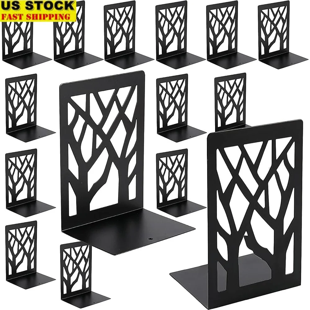 16 Pack Metal Bookends Non Slip Pads Heavy Duty Book Stoppers Decorative Organizers Home Office School Kitchen Bookshelves
16 Pack Metal Bookends Non Slip Pads Heavy Duty Book Stoppers Decorative Organizers Home Office School Kitchen Bookshelves