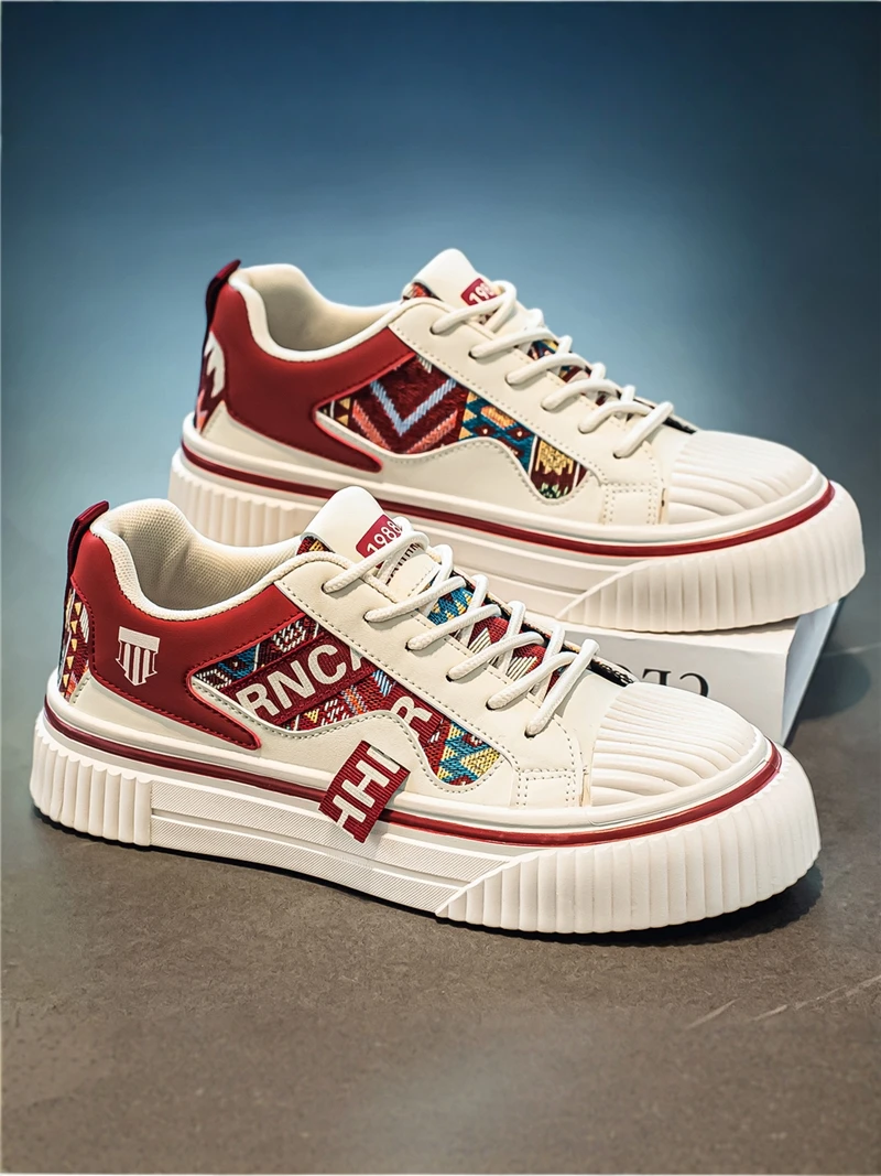 Men's Summer Breathable Fashionable Versatile Design Thick Bottom Casual Sports Shoes Leather Upgraded Version Comfortable Wear
Men's Summer Breathable Fashionable Versatile Design Thick Bottom Casual Sports Shoes Leather Upgraded Version Comfortable Wear