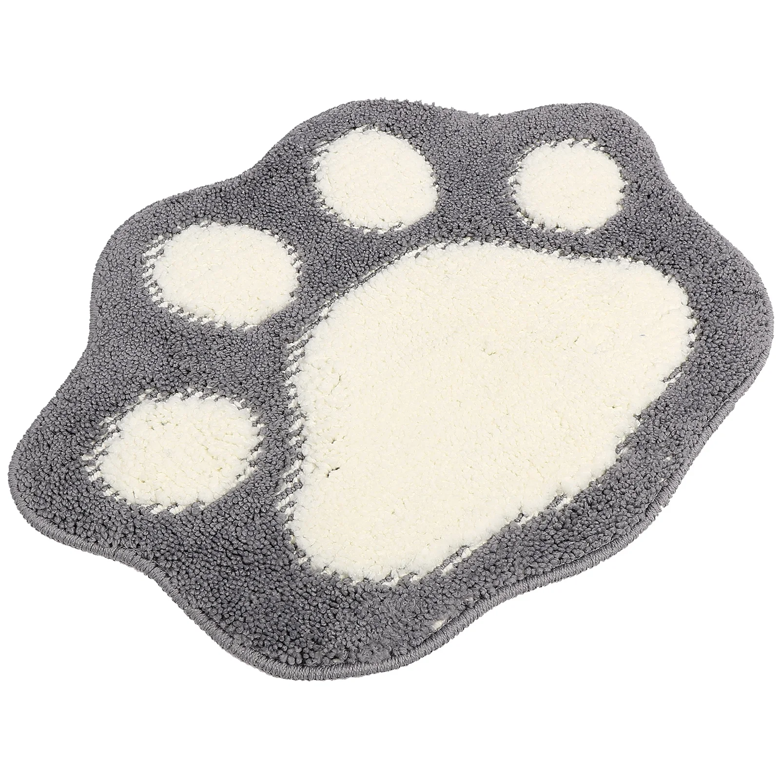 Cartoon Footprint Polyester Bath Rug Non-Slip Water Absorbent Bathroom Floor Mat Washable Shower Rug Bedroom Kitchen Hallway Mat 
Cartoon Footprint Polyester Bath Rug Non-Slip Water Absorbent Bathroom Floor Mat Washable Shower Rug Bedroom Kitchen Hallway Mat