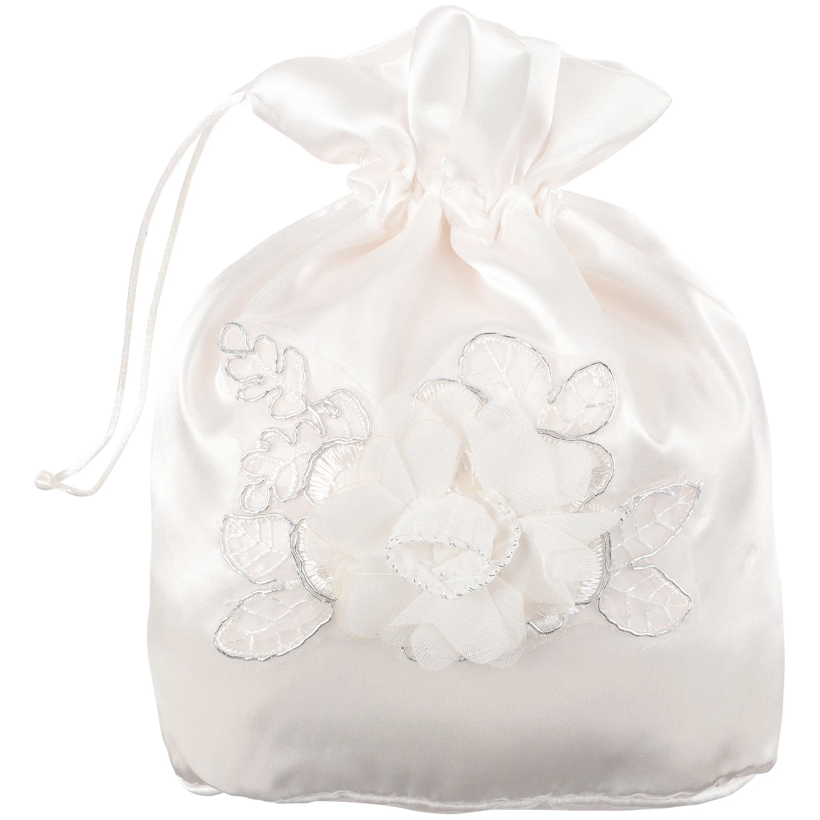 Bridal Flower Bag White Satin Wedding Decorative Purse Bridesmaid Gift Bags Party Favors Handbag Storage Wallet
Bridal Flower Bag White Satin Wedding Decorative Purse Bridesmaid Gift Bags Party Favors Handbag Storage Wallet