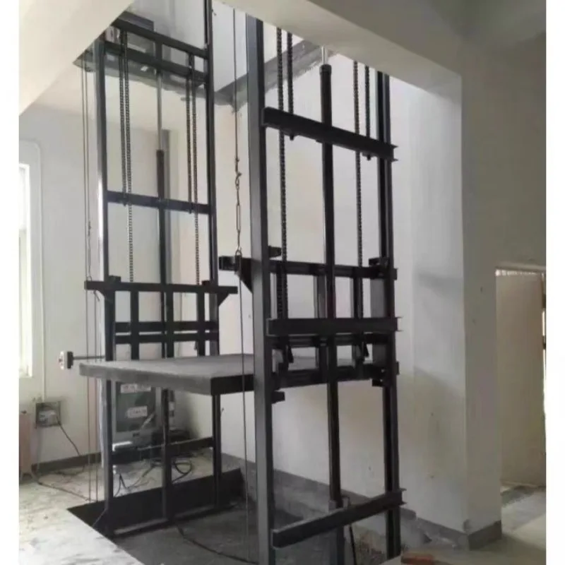Customized Double Rail 2-3 T Electric Cargo Lift Workshop Factory Hoist Hydraulic Various Platform Warehouse Guide Rail Lift
Customized Double Rail 2-3 T Electric Cargo Lift Workshop Factory Hoist Hydraulic Various Platform Warehouse Guide Rail Lift