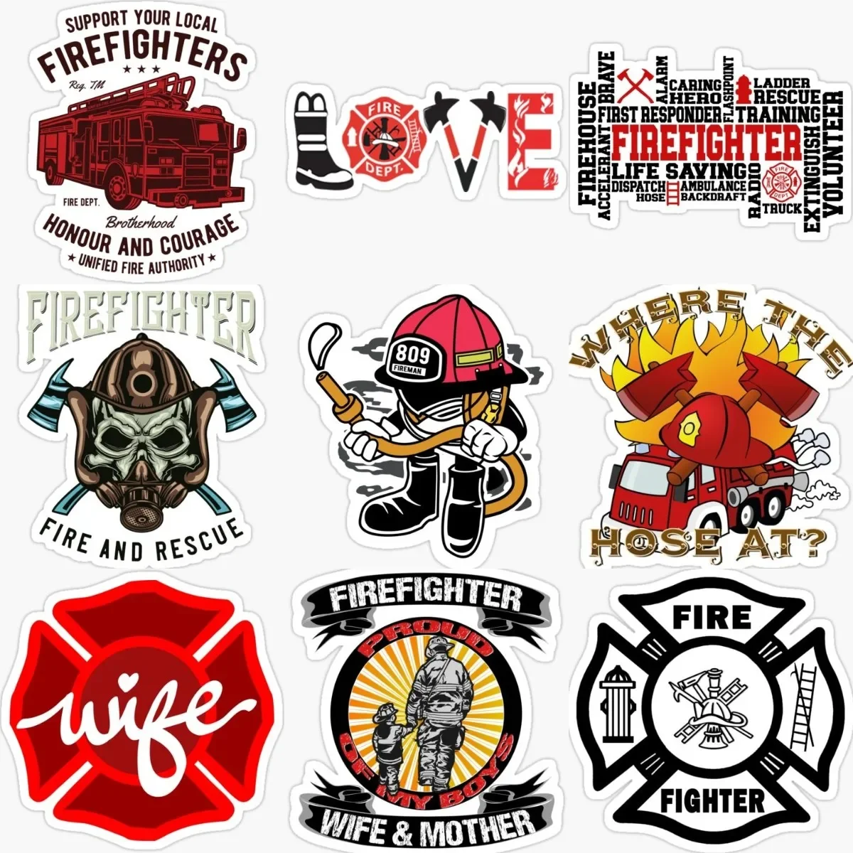 Firefighter Fire Creative Waterproof Sticker for Decorate Motorcycle Truck Car Bicycle Helmet Wall Van Table Decal Accessories
Firefighter Fire Creative Waterproof Sticker for Decorate Motorcycle Truck Car Bicycle Helmet Wall Van Table Decal Accessories