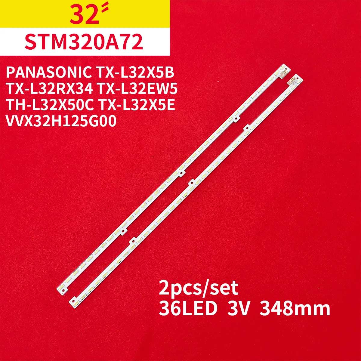 LED Backlight Strip For TX-L32X5B TX-L32EW5 TX-L32RX34 TX-LR32E5 TX-LR32X5 NLAW10171L NLAW10171R STM320A72-LEFT RIGHT
LED Backlight Strip For TX-L32X5B TX-L32EW5 TX-L32RX34 TX-LR32E5 TX-LR32X5 NLAW10171L NLAW10171R STM320A72-LEFT RIGHT
