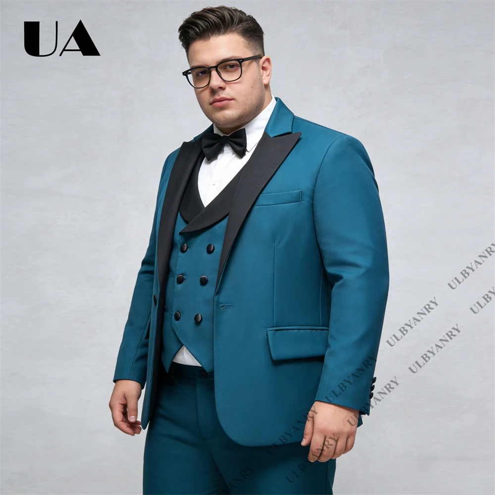 Big Tall Man Suit Set Tailored Fitting Mens Formal Tuxedo Including Jacket Vest Pants XXS-7XL Plus Size Wedding Groom Suits
Big Tall Man Suit Set Tailored Fitting Mens Formal Tuxedo Including Jacket Vest Pants XXS-7XL Plus Size Wedding Groom Suits