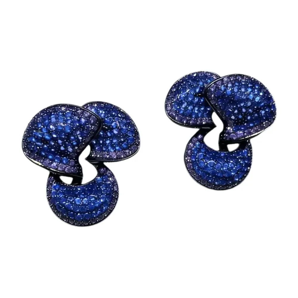Bilincolor Royal Blue Flower Earring for Women
Bilincolor Royal Blue Flower Earring for Women