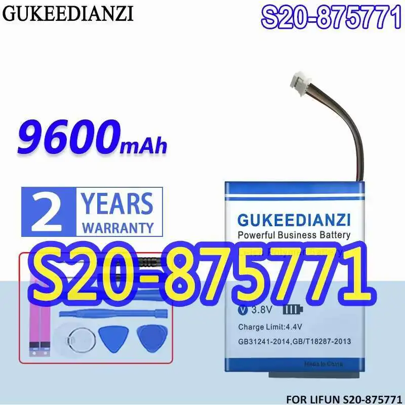 Long-Lasting Performance For Lifun S20-875771 4-Wire Plug Power Battery 9600Mah
Long-Lasting Performance For Lifun S20-875771 4-Wire Plug Power Battery 9600Mah