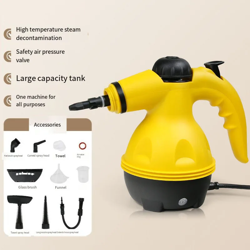 High temperature and high pressure handheld steam cleaning kitchen fume cleaning machine multi-function steam disinfector
High temperature and high pressure handheld steam cleaning kitchen fume cleaning machine multi-function steam disinfector