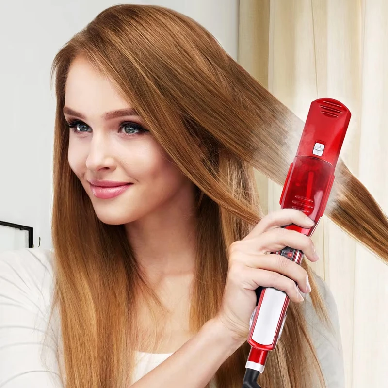 Portable 2 in 1 Flat Iron Steam Care Hair Straightener Steam and Dry Iron Hair Straighteners
Portable 2 in 1 Flat Iron Steam Care Hair Straightener Steam and Dry Iron Hair Straighteners
