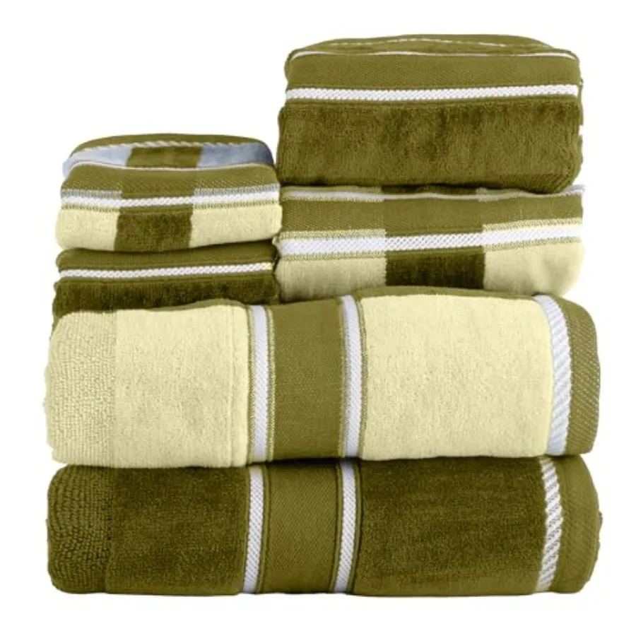 6 Piece Bathroom Towels Set - 525 GSM 100% Cotton Bathroom Accessories - 2 Bath Sheets 2 Hand Cloths and 2 Wash Cloths - Soft T
6 Piece Bathroom Towels Set - 525 GSM 100% Cotton Bathroom Accessories - 2 Bath Sheets 2 Hand Cloths and 2 Wash Cloths - Soft T