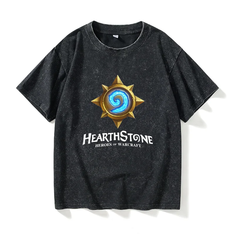 Футболка Hearthstone Game, повседневная, с круглым вырезом, свободного кроя, из хлопка, летняя, для пар, мужская, в уличном стиле
Футболка Hearthstone Game, повседневная, с круглым вырезом, свободного кроя, из хлопка, летняя, для пар, мужская, в уличном стиле