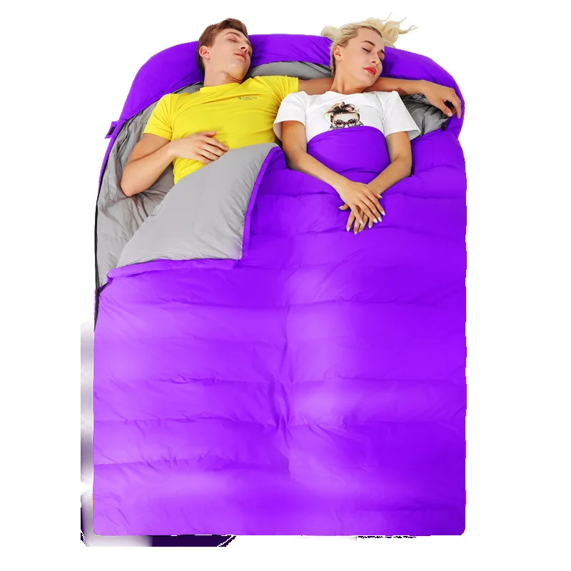 Down Sleeping Bag Double White Duck Down Sleeping Bag Adult Outdoor Camping Sleeping Bag Waterproof for Fall Winter
Down Sleeping Bag Double White Duck Down Sleeping Bag Adult Outdoor Camping Sleeping Bag Waterproof for Fall Winter