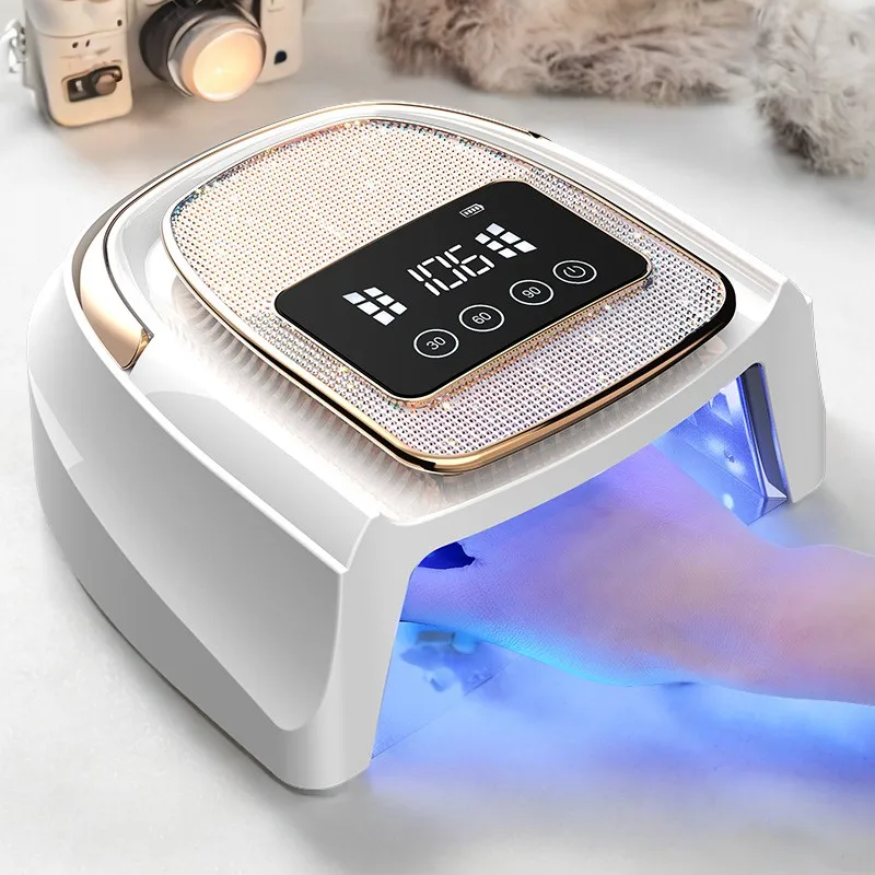 Luxry 120W UV LED Nail Lamp - Professional High Power Rechargeable Gel Polish Curing Diamond Salon Tool
Luxry 120W UV LED Nail Lamp - Professional High Power Rechargeable Gel Polish Curing Diamond Salon Tool