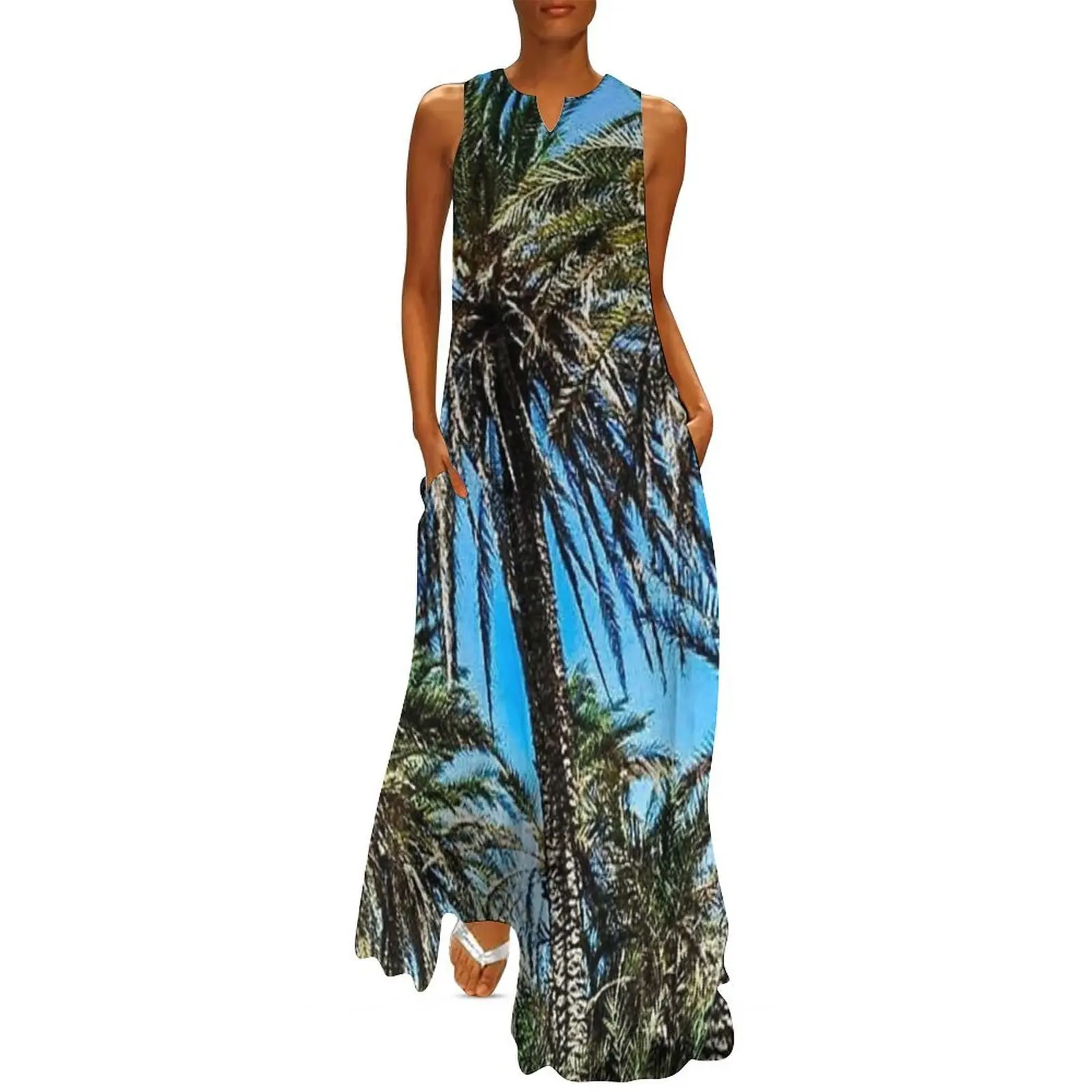 Greek island Palm Trees Long Dress summer dress korean women Casual dresses summer dresses ladies 2025
Greek island Palm Trees Long Dress summer dress korean women Casual dresses summer dresses ladies 2025