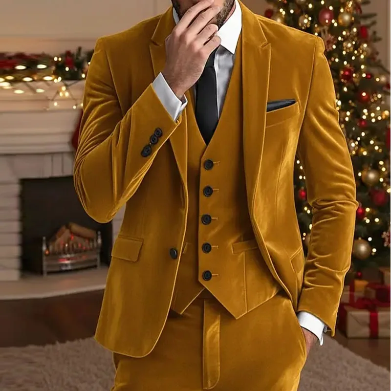 Italian Style Velvet Men's Suits Single-Breasted Blazer for Men Dinner Party Smoking Prom Jacket Elegant Wedding Party 2025 NEW
Italian Style Velvet Men's Suits Single-Breasted Blazer for Men Dinner Party Smoking Prom Jacket Elegant Wedding Party 2025 NEW