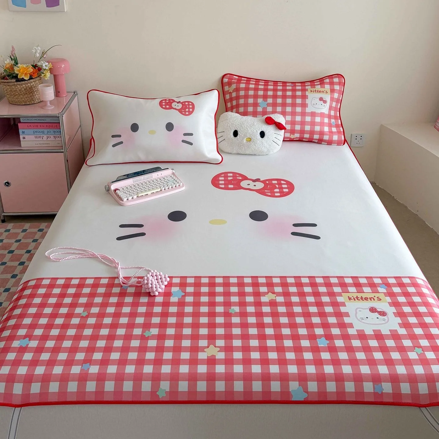 Anime Sanrio Hello Kitty A Class Ice Silk Cooling Mat Washable Air Conditioner Mat for Kids Dormitory Single Bed Kawaii Lovely
Anime Sanrio Hello Kitty A Class Ice Silk Cooling Mat Washable Air Conditioner Mat for Kids Dormitory Single Bed Kawaii Lovely