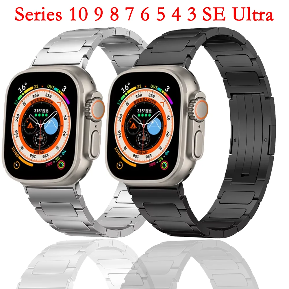 Titanium Strap for Apple Watch Ultra 2 49mm 10 9 8 7 42mm 46mm 45mm 41mm Lightweight Bracelet Watchband iWatch 6 5 4 44mm 40mm
Titanium Strap for Apple Watch Ultra 2 49mm 10 9 8 7 42mm 46mm 45mm 41mm Lightweight Bracelet Watchband iWatch 6 5 4 44mm 40mm