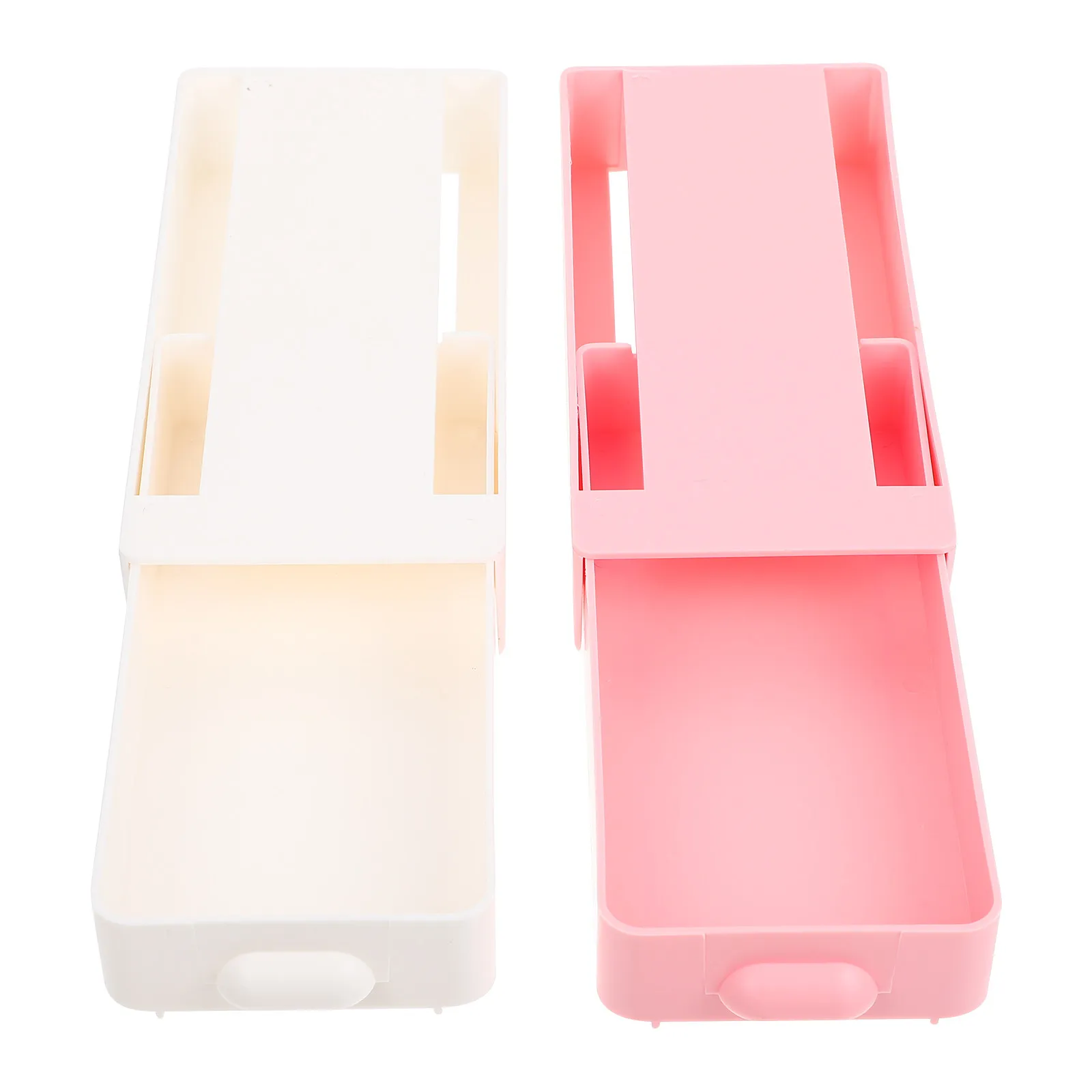 2Pcs Desk Bottom Storage Box Hidden Under Table Organizer Drawer Type Stationery Box Office Desktop Organizer Pen Storage
2Pcs Desk Bottom Storage Box Hidden Under Table Organizer Drawer Type Stationery Box Office Desktop Organizer Pen Storage