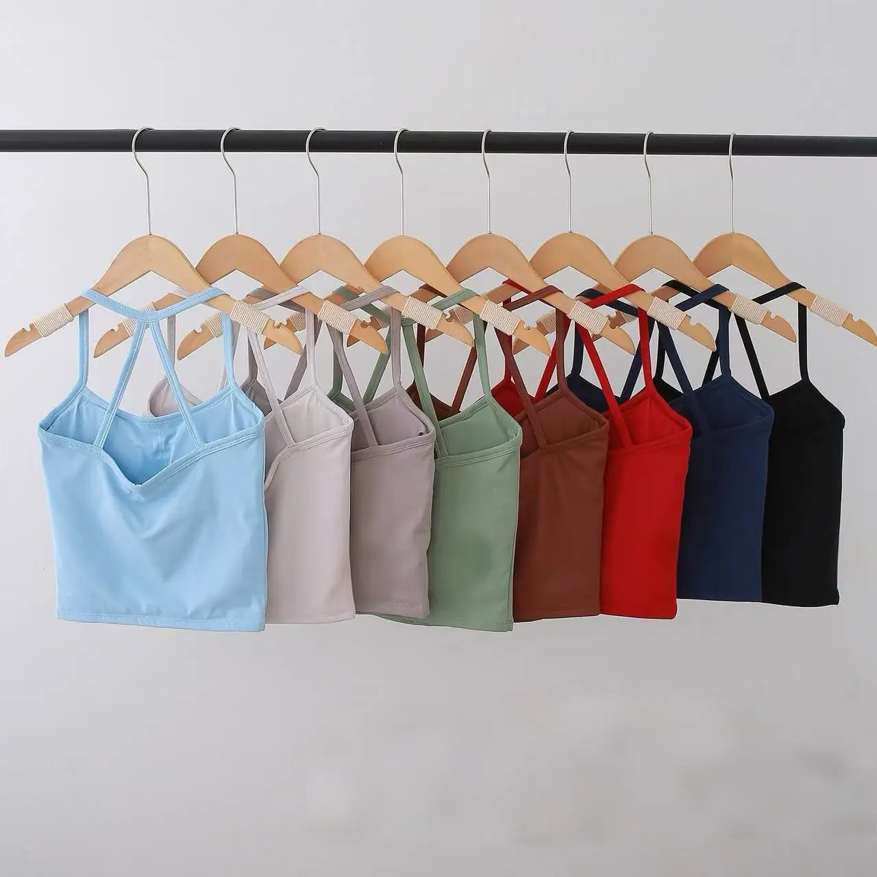 Women's Thin Belt Cross Back Detachable Chest Cushion Yoga Vest Quick Drying Exercise Running Training Fitness Top
Women's Thin Belt Cross Back Detachable Chest Cushion Yoga Vest Quick Drying Exercise Running Training Fitness Top
