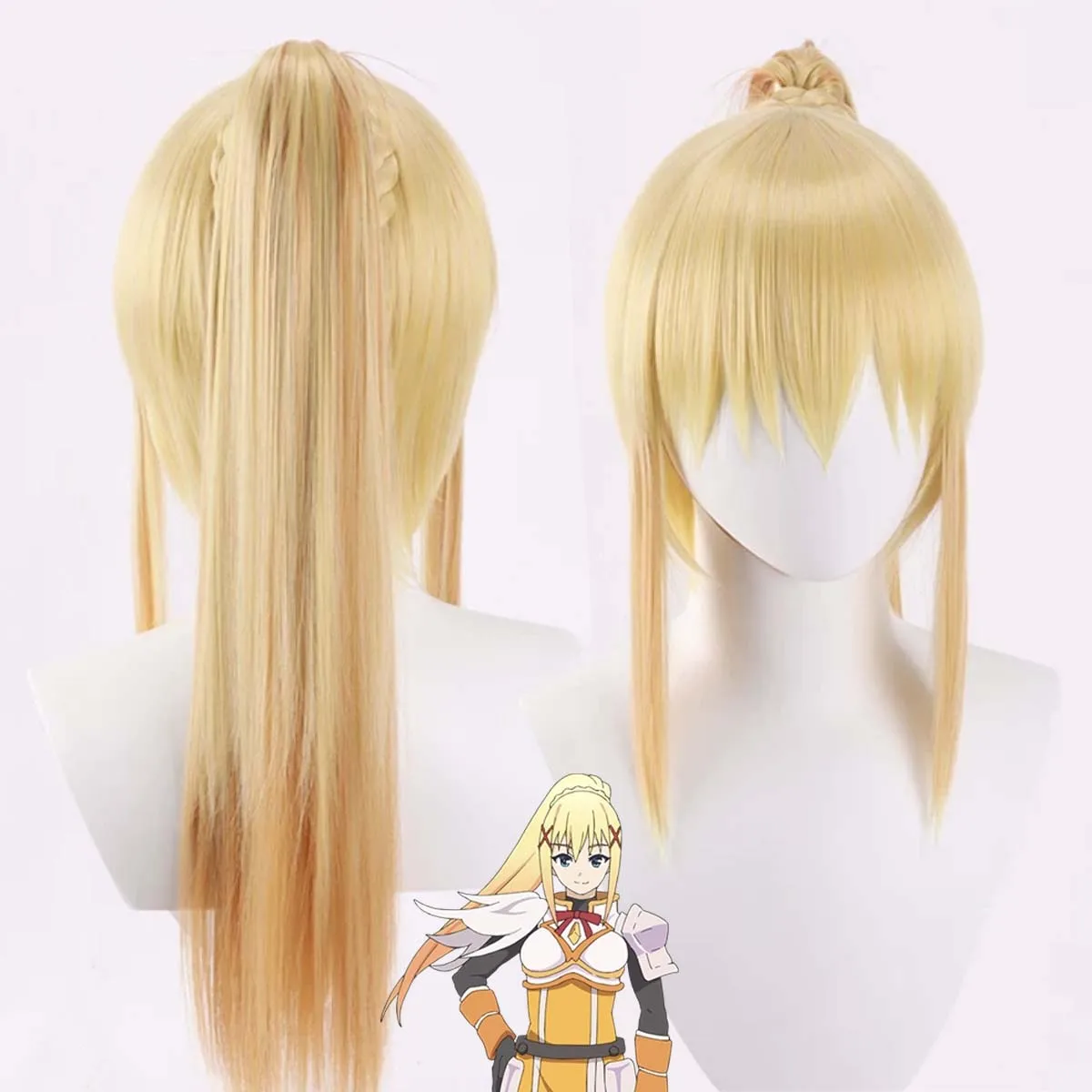 Women Anime God's Blessing on This Wonderful World! Darkness Cosplay Blonde Wig
Women Anime God's Blessing on This Wonderful World! Darkness Cosplay Blonde Wig