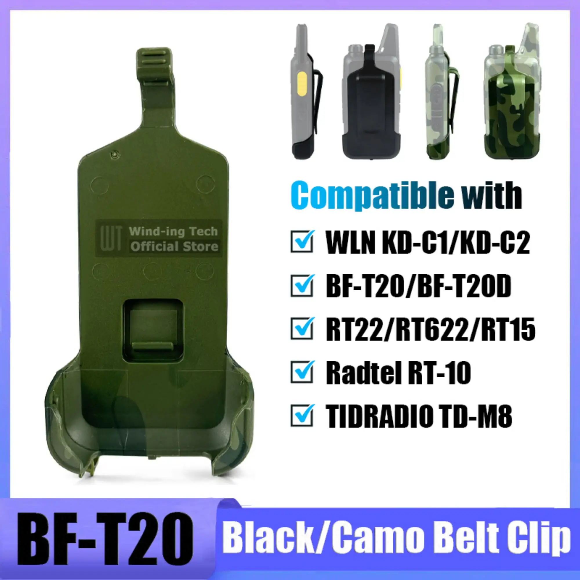 1/2/5/10PCS BF-T20 Walkie Talkie Belt Clip Replacement Camo Black For KD-C2 KD-C1 BF-T20D Zastone X6 AP-100 Two Way Radio Parts
1/2/5/10PCS BF-T20 Walkie Talkie Belt Clip Replacement Camo Black For KD-C2 KD-C1 BF-T20D Zastone X6 AP-100 Two Way Radio Parts